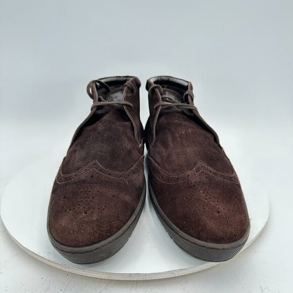 Louis Vuitton Men Size UK 8.5 US 9.5 Brown Suede Brogue Lace Up Chukka Boot main image 10